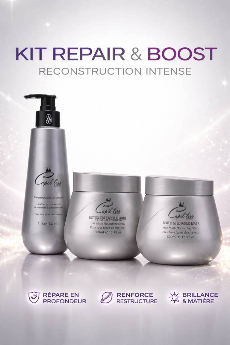 KIT GOLD CARE – Entretien Après Lissage